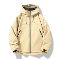 Heinrich | Herren Wasserdichte Shell Jacke mit Kapuze – Gelb