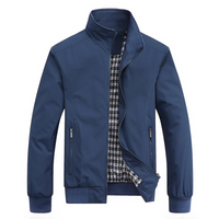 Herren elegante Bürojacke | Wasserdichte – Blau