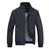 Herren elegante Bürojacke | Wasserdichte – Schwarz