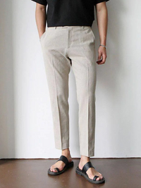 Herren elegante Sommerhosen | Leichte – Beige