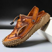 Herren gepolsterte sportliche Sandalen | Sommer – Braun