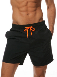 Herren klassische Badeshorts | Sommer – Schwarz