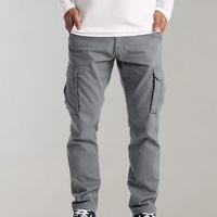Herren klassische Cargohose | Cargo – Grau