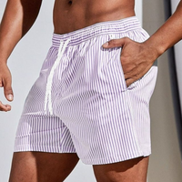 Herren klassische schnell trocknende Badeshorts | Kurze – Erröten rosa