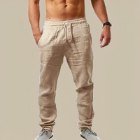 Herren klassische Sommerhosen | Leichte – Beige