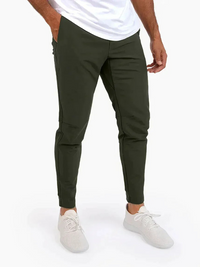 Herren lässige elegante Hose | Leicht – Grün
