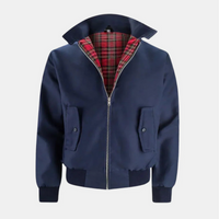 Herren lässige Harrington-Jacke | Warme – Marine