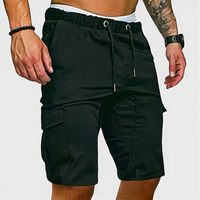 Herren lässige Sommer-Cargo-Shorts | Wander – Schwarz