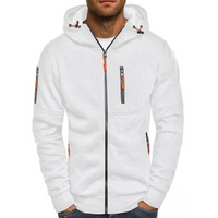 Herren lässiger Kapuzenpullover | Kapuzen – Weiß