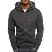 Herren lässiger Kapuzenpullover | Kapuzen – Dunkelgrau