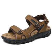 Maximilian | Herren Orthopädische Comfortable Sandals Klettverschluss EVA-Sohle – Dunkelbraun