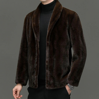 Herren-Premium-Warm-Softjacke | Winter – Braun