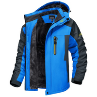 Herren stylische Outdoorjacke | Wasserdichte – Blau