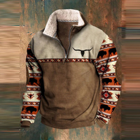 Herren warmer Vintage-Pullover | Norweger – Weiß
