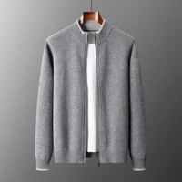 Herren weiche Herbstjacke | leichte – Grau