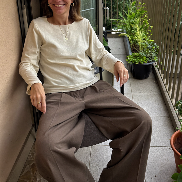 Weite Hose, toller Fall