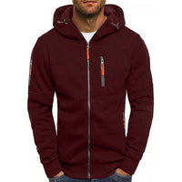 Max - Gemütliche Jacke für Männer – Weinrot