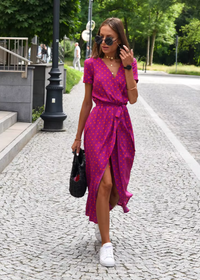 Elianne - Flexibles und modernes Sommerkleid – Lila