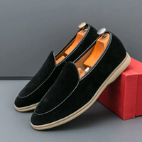 Santoro Leder Schuhe – Schwarz