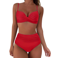 Ivana | Bikini mit Hoher Taille – Rot