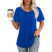 Heidi-Mode | Sommer Elegantes T-Shirt – Blau