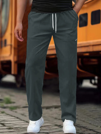 Klaus | Herren Lässige Sportliche Hose – Grau