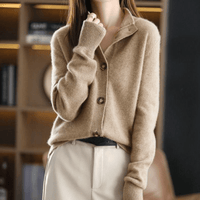 Hanna | Stilvolles Damen Strick-Gilet modern – Braun