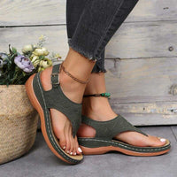 Lina Sandalen - Die besten modischen Damen-Sandalen aus Leder – Grün