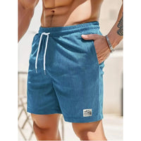 Kurze Hose mit Geräumigen Taschen für Herren | Ideal für den Sommer – Blau