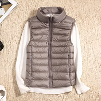 Sophie - Äußerst leichte, warme Weste – Khaki