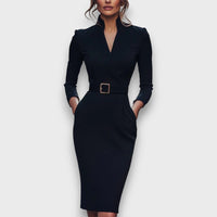 Melyra – Elegantes Kleid – Schwarz
