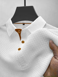 Tharic - Leichtes Poloshirt – Weiß
