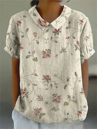 Inga - Bluse Mit Blumendruck – Floral 2