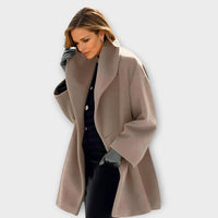 SABRINA - ELEGANTER UND WARMER MANTEL – Khaki