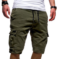 Jasper | Herren praktische Cargo-Shorts mit Tunnelzug – Dunkelgrün