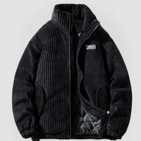 THEO - ELEGANTE CORDJACKE – Schwarz