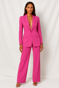 Johanna | Stilvolles Blazer-Hosen-Set – Rosa