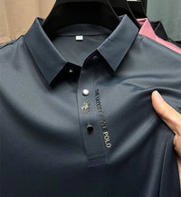 Jonas | Herren Atmungsaktives Komfort-Poloshirt – Marine