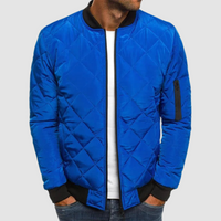 Jonas | Herren Gesteppte Leichte Frühlingsjacke – Blau