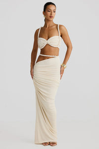 Selin | Zweiteiliges Kleid-Set – Weiß