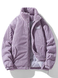 Lasennae | Stilvolle Kordjacke – Hellviolett