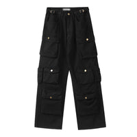 Adrian | Bequeme Cargo-Hose Herren mit Taschen – Schwarz