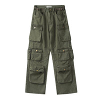 Adrian | Bequeme Cargo-Hose Herren mit Taschen – Oliv