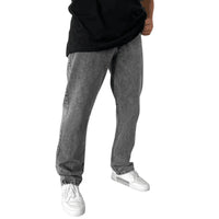 Kai | Herren Lockere Straight-Leg Jeans – Grau