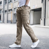 Aedan – Bequeme Fracht Hose – Khaki