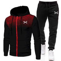 Kilian | Herren Sportlicher Trainingsanzug Set – Schwarz