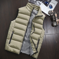 Klassischer Winter-Bodywarmer für Herren | Wasserdicht – Hellgelb