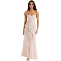 Elena | Damen Korsett Maxikleid Schnürung Rücken – Schnür Korsett Maxi Kleid 2026 – Rosa Verzaubert