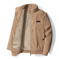 Kuschelige & elegante Herrenjacke | Kord – Hellbraun