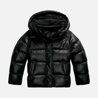Laura | Damen Wärmende Gesteppte Daunenjacke – Schwarz